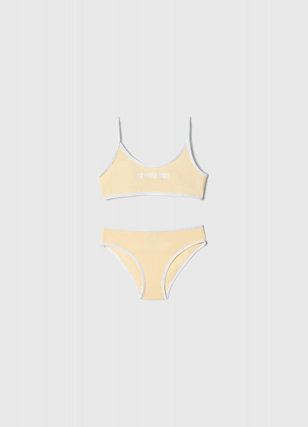 Купальник раздельный для девочек Желтый 1599₽