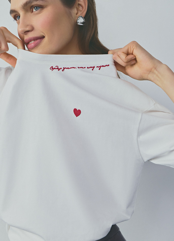 Футболка с принтом