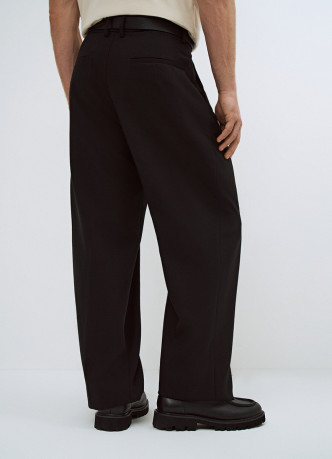 Широкие брюки с ремнём