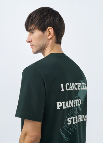 Футболка с принтом