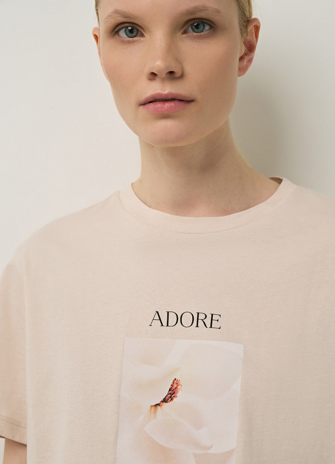 Футболка с принтом