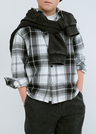 Рубашка из фланели для мальчиков