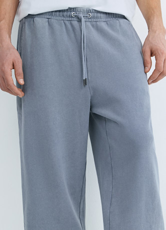 Трикотажные джоггеры с эффектом стирки