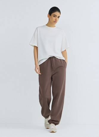 Хлопковая футболка свободного кроя