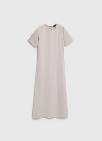 Сатиновое платье-футболка