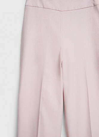 Широкие брюки со льном