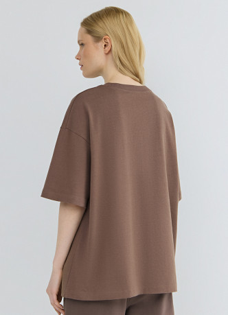 Футболка оверсайз с принтом