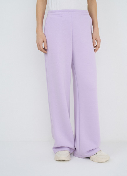 Широкие брюки из неопрена, Фиолетовый O`Stin LL4641O02-71 - фото 2