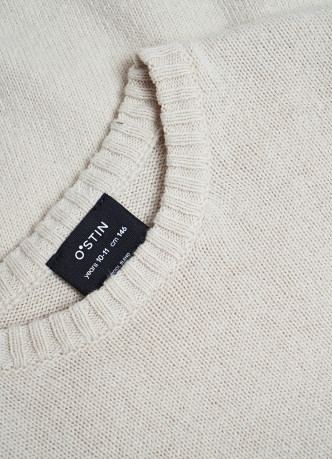 Вязаный джемпер оверсайз для мальчиков