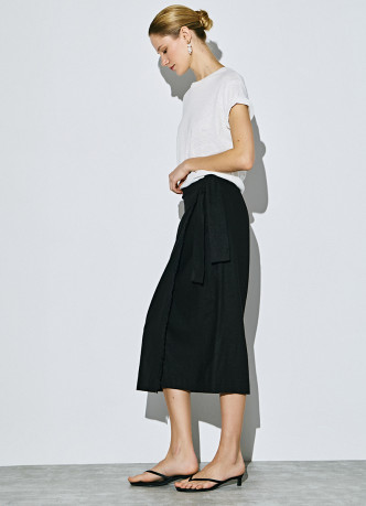 Миди-юбка на запах