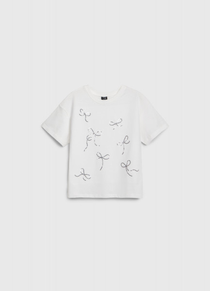 

Футболка с пайетками для девочек, Белый