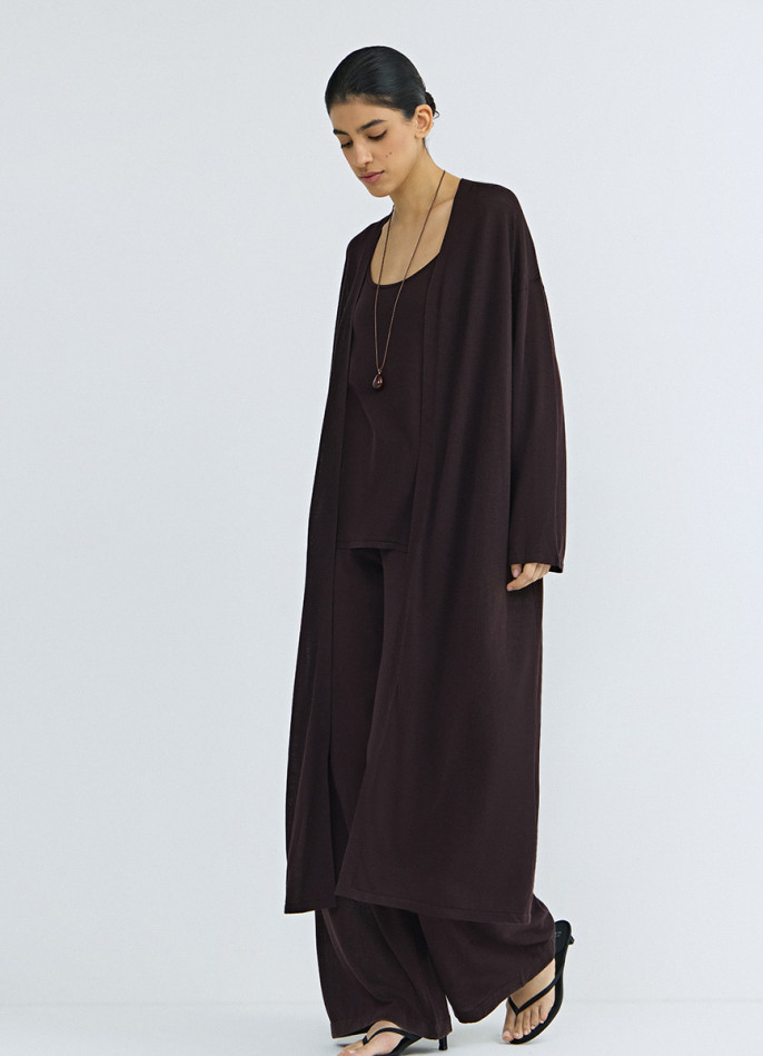 Удлиненный кардиган