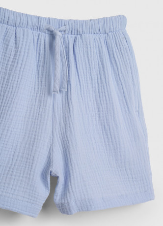 Короткие шорты из муслина для девочек