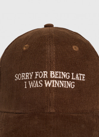 Бейсболка из вельвета