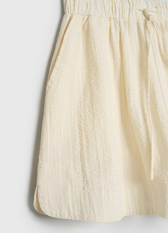 Шорты пижамные из ткани с жатым эффектом