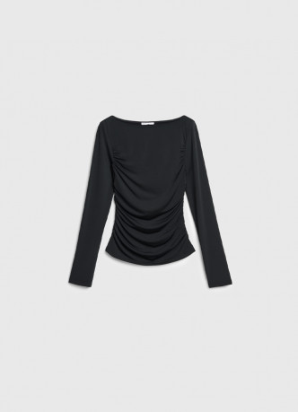 Лонгслив с драпировкой