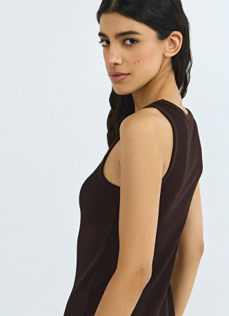 Платье-майка из трикотажа