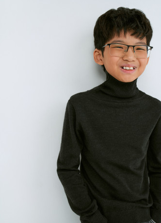 Вязаная водолазка для мальчиков