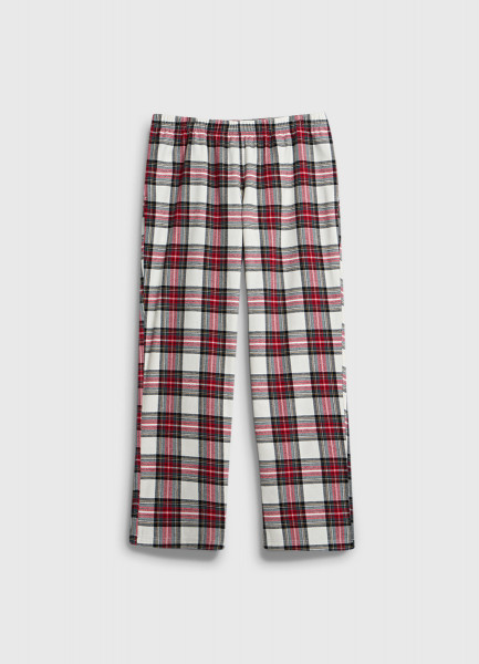 Пижамные брюки в клетку из фланели 32235600299 Красный, размер 54, 56,50, 52, фото 7