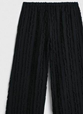 Широкие брюки на эластичном поясе