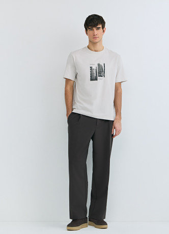 Футболка с принтом