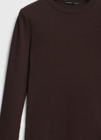 Лонгслив в рубчик