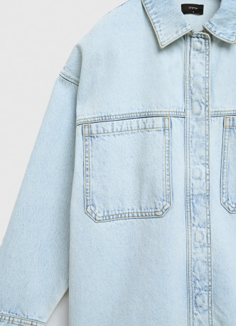 Куртка-рубашка из денима