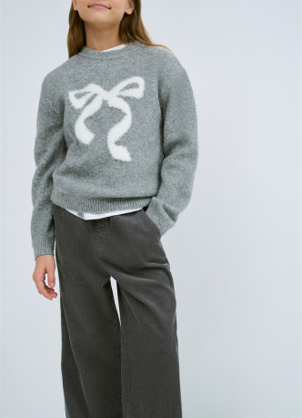 Вязаный джемпер для девочек