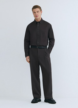 Рубашка из твила с карманом