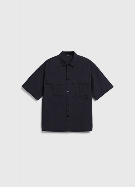 

Рубашка с коротким рукавом и карманами для мальчиков, Черный