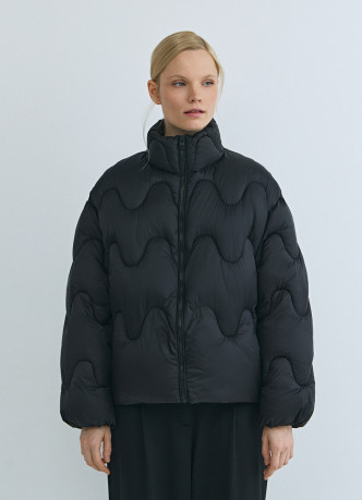 Короткая утеплённая куртка