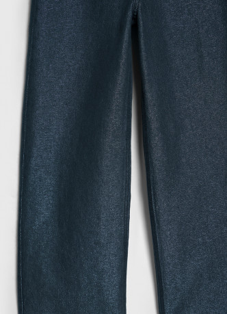 Джинсы Straight с люрексом для девочек