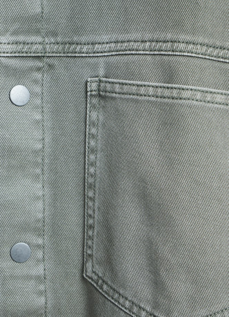 Куртка-рубашка из твила с карманами