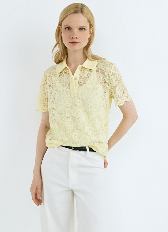 Поло из кружева