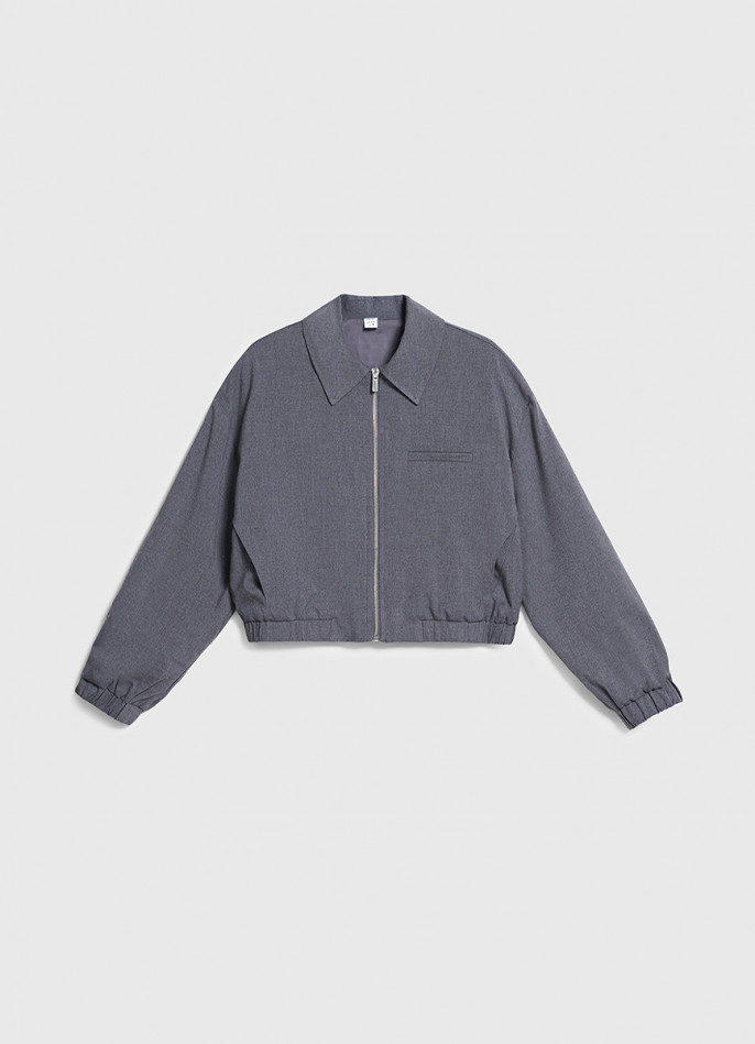 Укороченный жакет на резинке для девочек