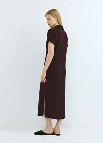 Платье-поло из полотна кроше