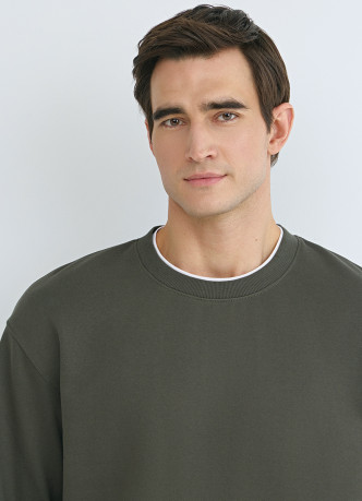 Джемпер с имитацией футболки