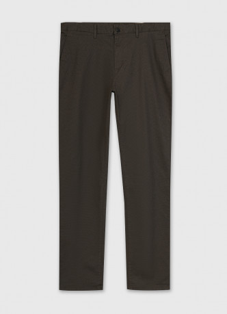 Брюки Chino из твила с микропринтом