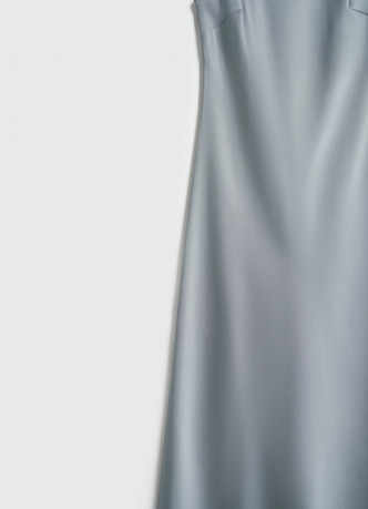 Сатиновое платье с американской проймой