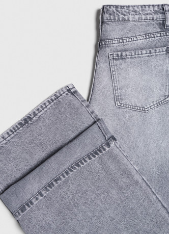 Ультраширокие джинсы с высокой посадкой