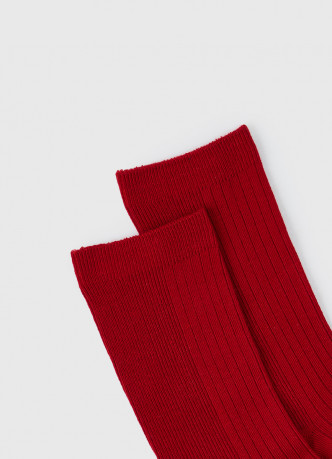 Носки в рубчик с содержанием вискозы