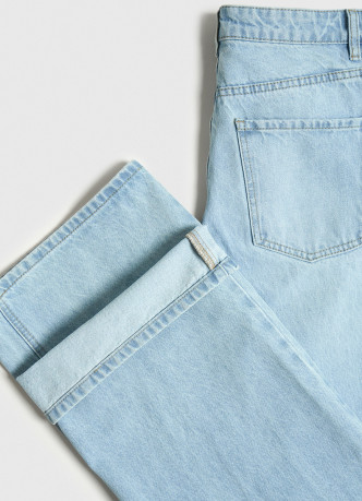 Джинсы Wide leg с высокой посадкой