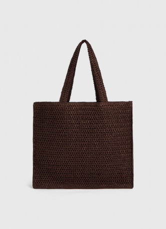 Сумка плетеная из рафии