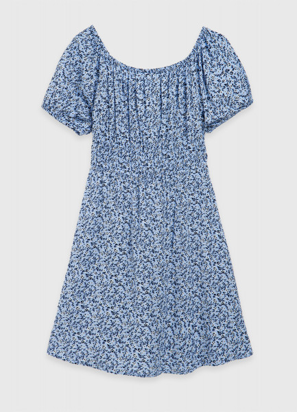 Платье для девочек, Голубой O`Stin GR4692O02-63, размер 170 - фото 4