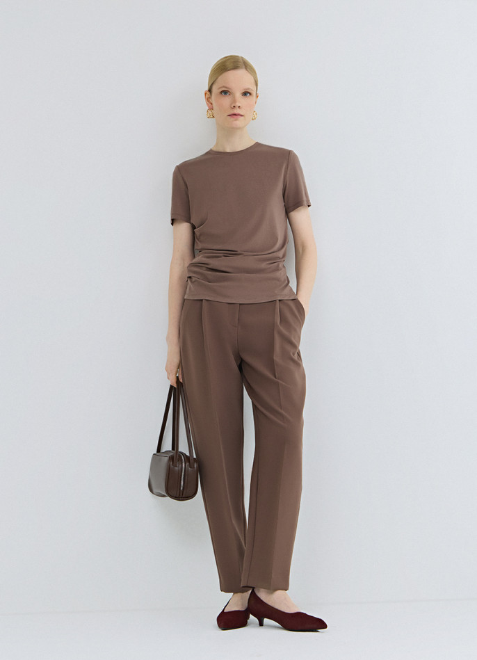 Брюки с ремнём