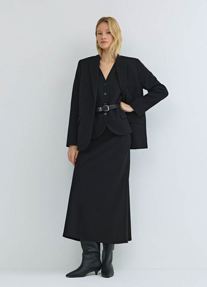 Юбка миди А-силуэта