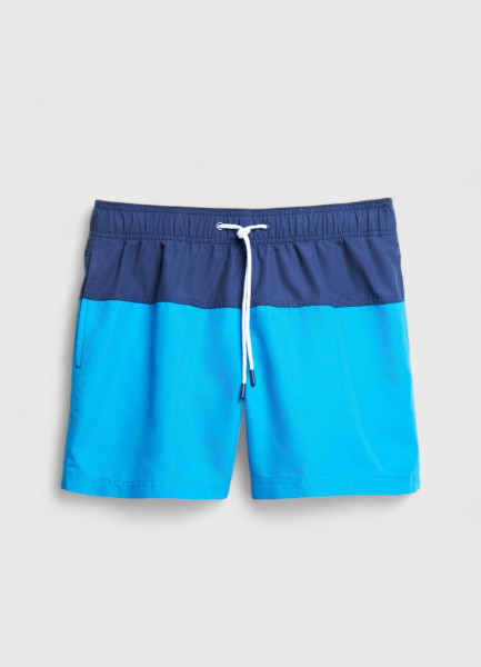 Плавательные шорты с колорблоком, Синий O`Stin MP46AXO02-66, размер 54 - фото 1