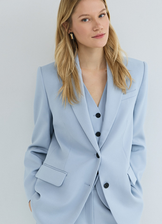 Однобортный жакет