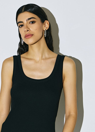 Базовая майка в рубчик