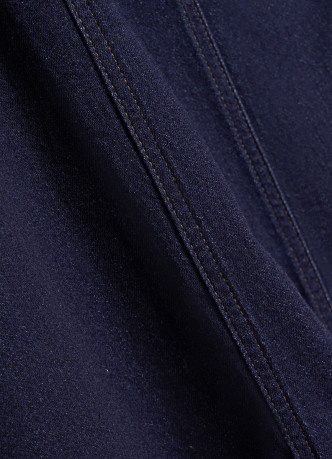 Джинсовое платье миди